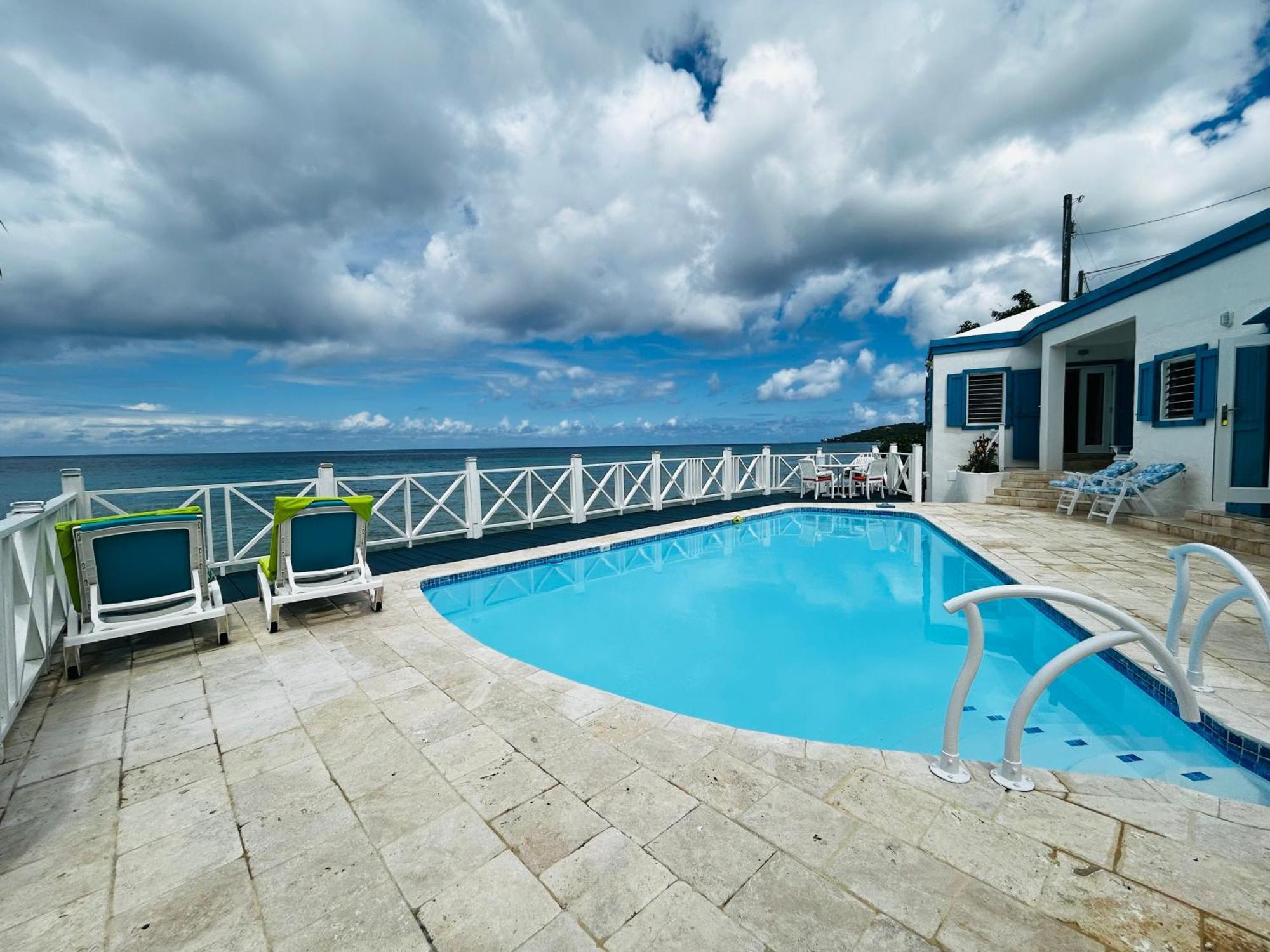 Frederiksted North Star Villa Oceanfront Family-Retreat With Pool מראה חיצוני תמונה