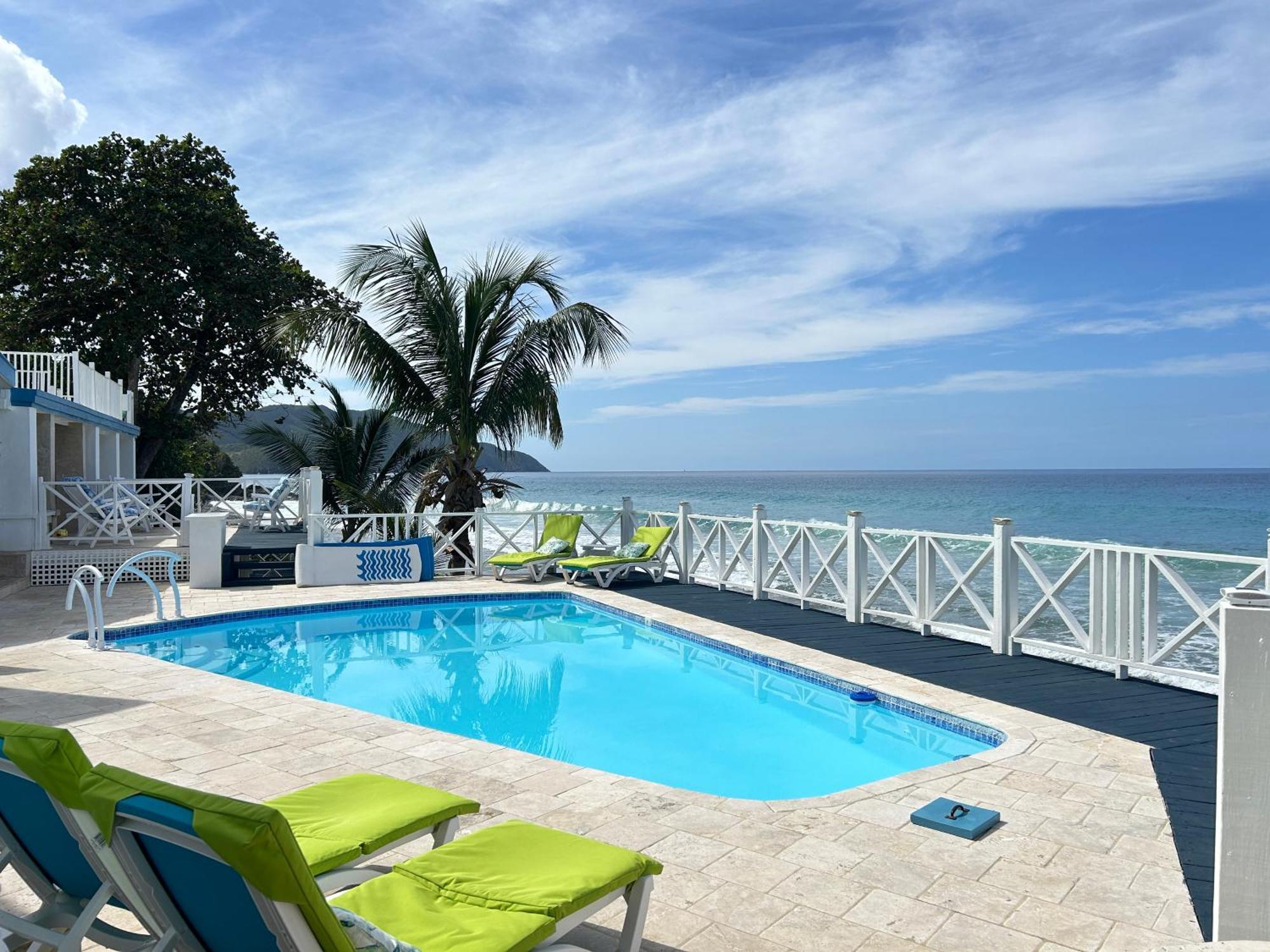 Frederiksted North Star Villa Oceanfront Family-Retreat With Pool מראה חיצוני תמונה